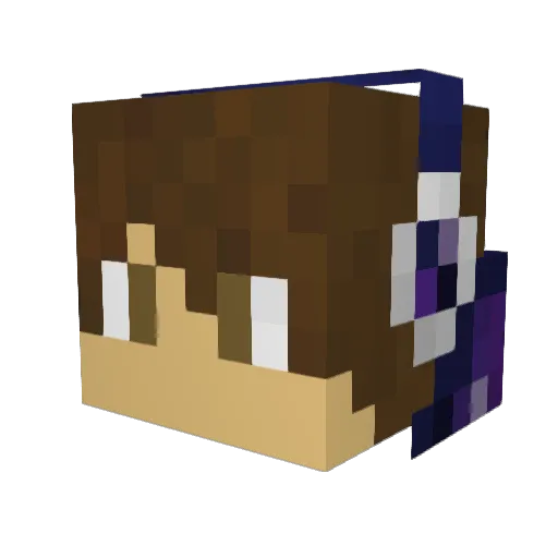 JayB42 Minecraft avatar head, 3D render