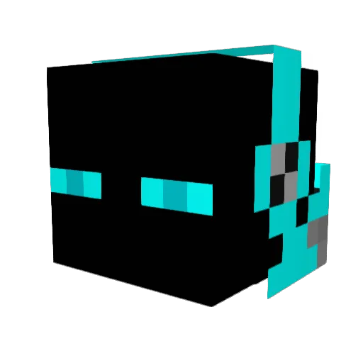 JayBexD Minecraft avatar head, 3D render