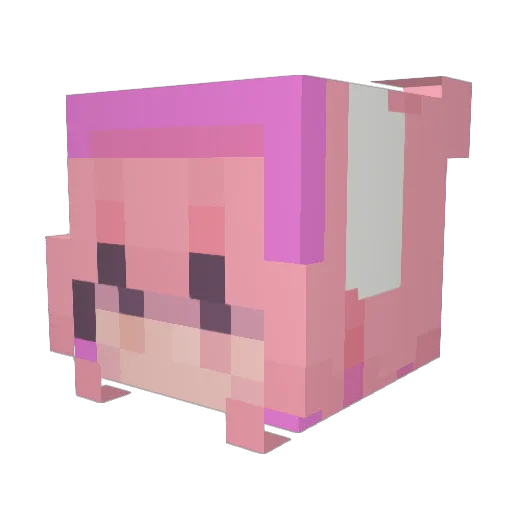 JayBirdpb Minecraft avatar head, 3D render