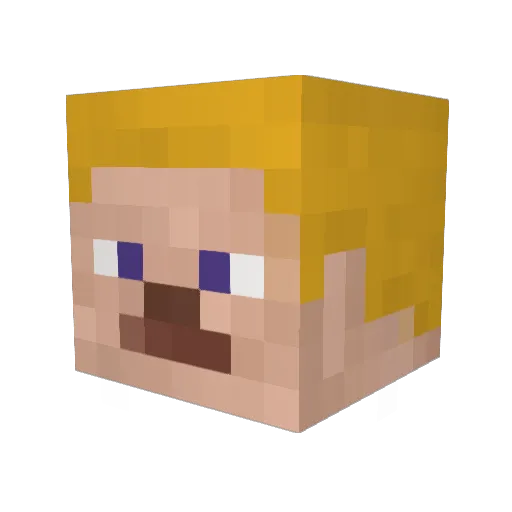 JayByJay Minecraft avatar head, 3D render