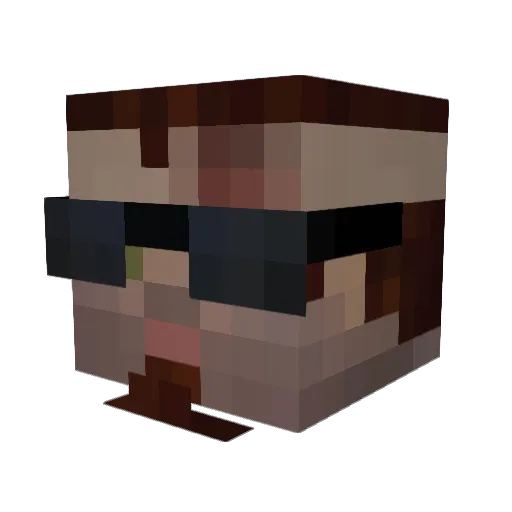 JayCJZ Minecraft avatar head, 3D render