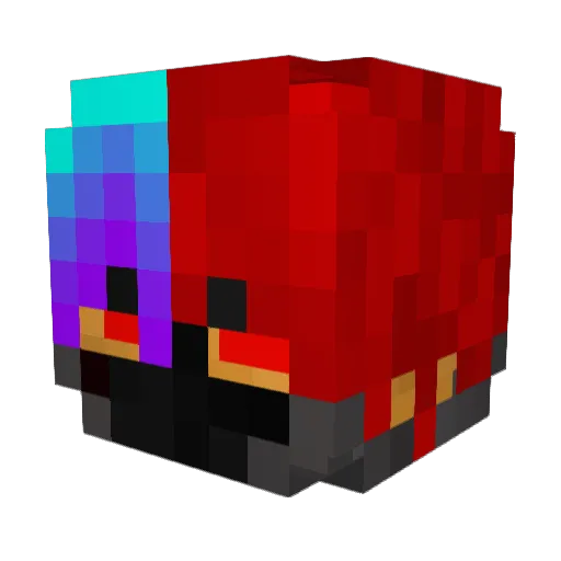 JayCals03 Minecraft avatar head, 3D render