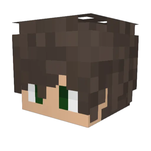 JayCherub Minecraft avatar head, 3D render