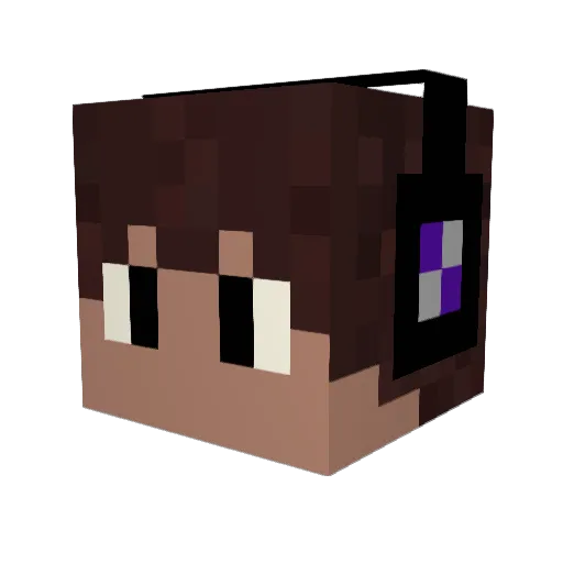 JayChris112 Minecraft avatar head, 3D render