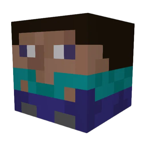 JayCliff Minecraft avatar head, 3D render