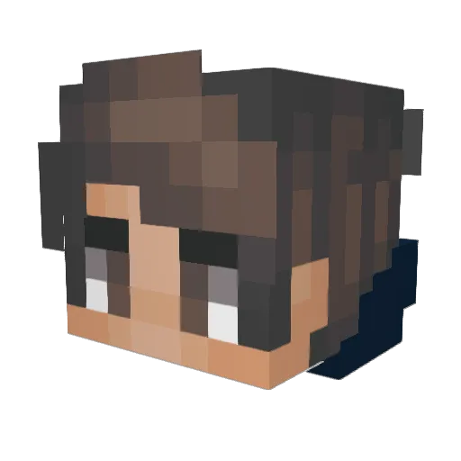 JayDaRay Minecraft avatar head, 3D render