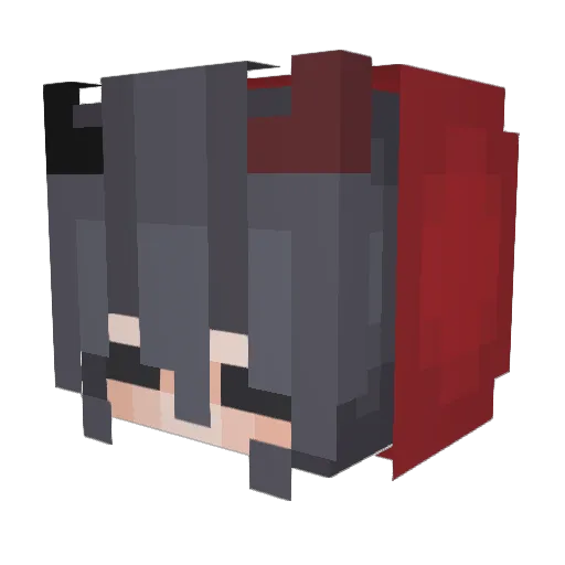JayEffBee Minecraft avatar head, 3D render