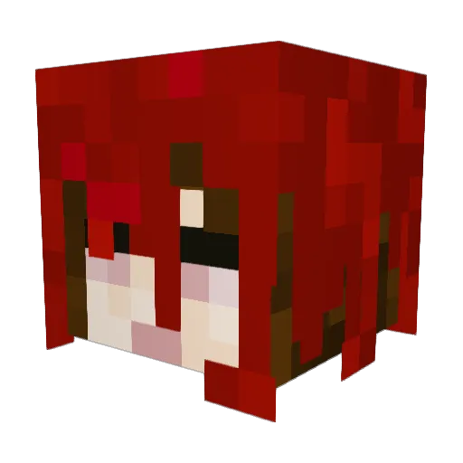 JayExotic Minecraft avatar head, 3D render