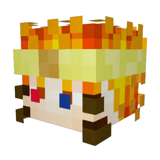 JayGZ0 Minecraft avatar head, 3D render