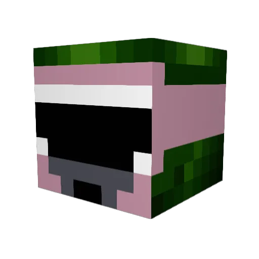 JayGrow Minecraft avatar head, 3D render