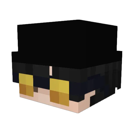 JayHarrington Minecraft avatar head, 3D render