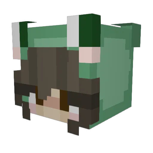 JayJETt Minecraft avatar head, 3D render