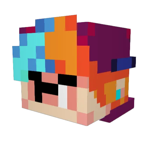 JayJayForums Minecraft avatar head, 3D render