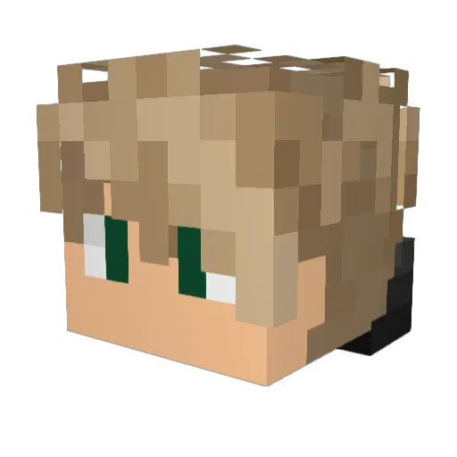 JayJay_4 Minecraft avatar head, 3D render