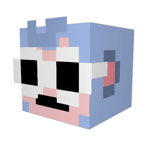 JayKerd Minecraft avatar head, 3D render