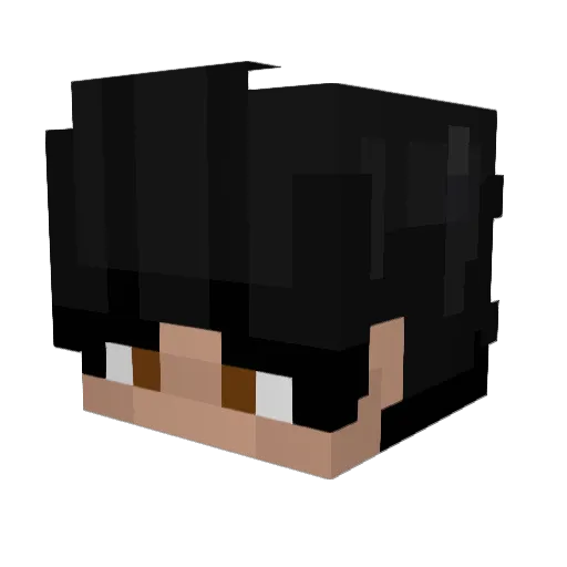 JayKex Minecraft avatar head, 3D render