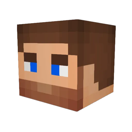 JayLBM Minecraft avatar head, 3D render