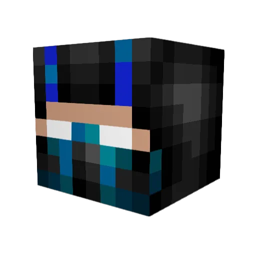 JayLucC Minecraft avatar head, 3D render