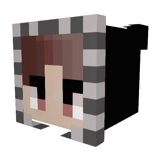 JayMCD Minecraft avatar head, 3D render