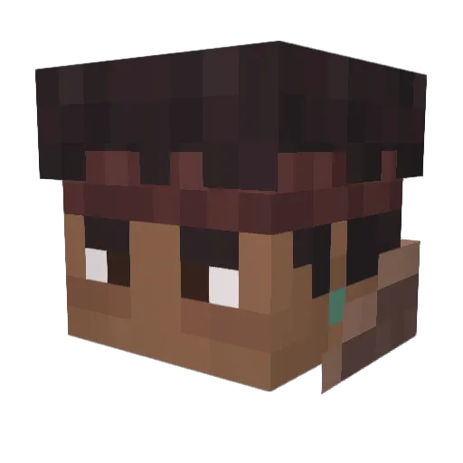 JayMD1106 Minecraft avatar head, 3D render