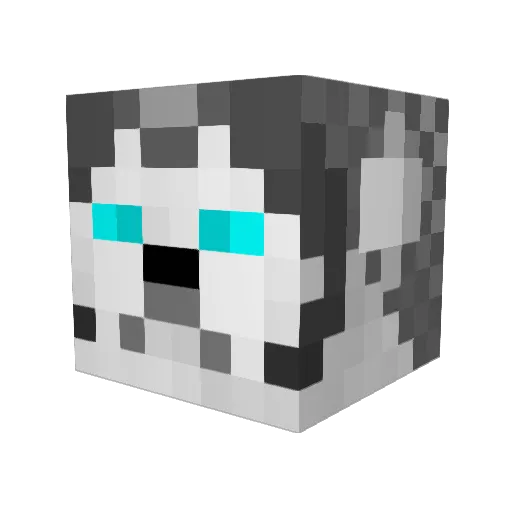 JayNew Minecraft avatar head, 3D render