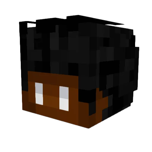JayRRvlx Minecraft avatar head, 3D render