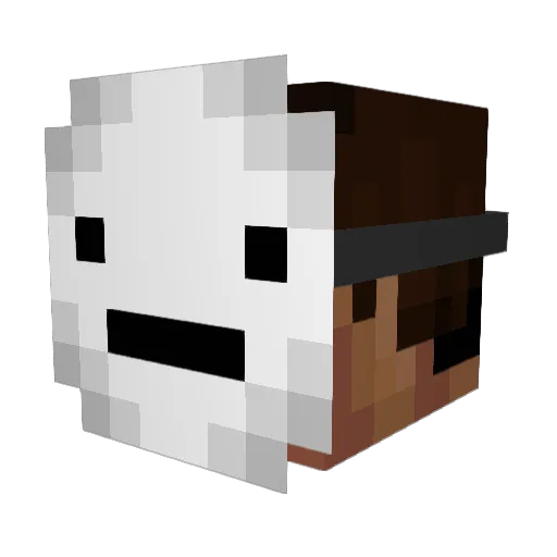JaySF Minecraft avatar head, 3D render