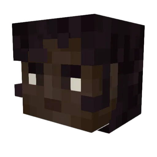 JaySNAR Minecraft avatar head, 3D render