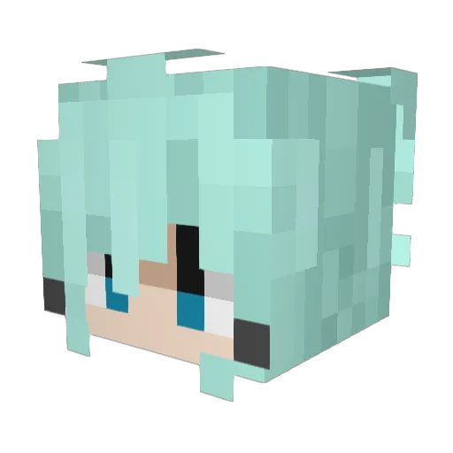 JaySnipez Minecraft avatar head, 3D render