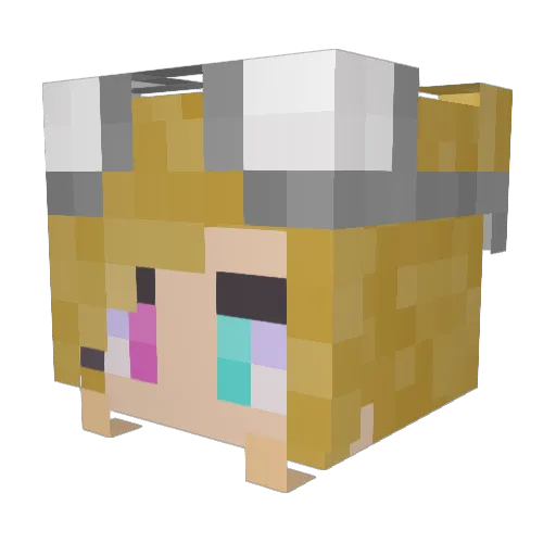 JayTatertots Minecraft avatar head, 3D render