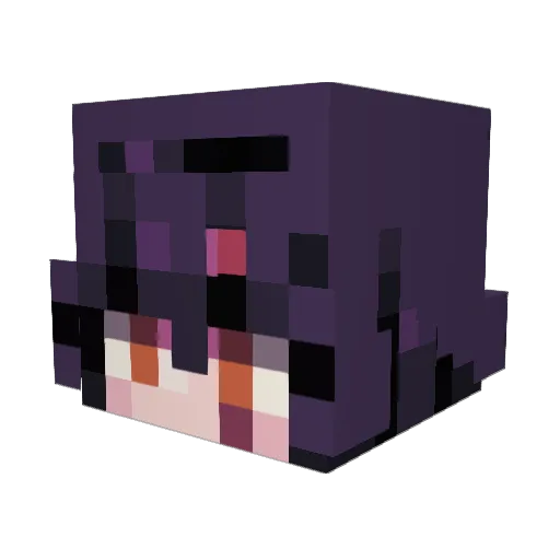 JayTea09 Minecraft avatar head, 3D render
