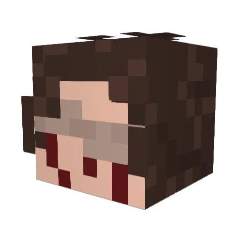 JayTeeDawg Minecraft avatar head, 3D render