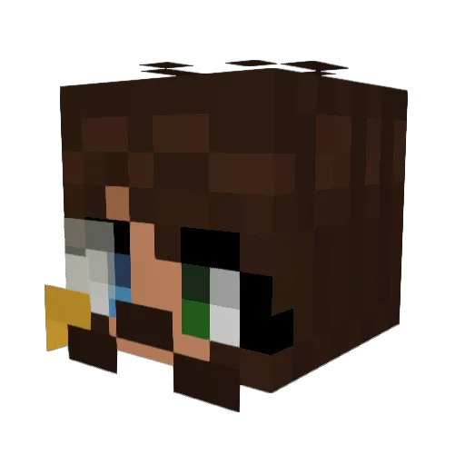 JayTheFanatic Minecraft avatar head, 3D render