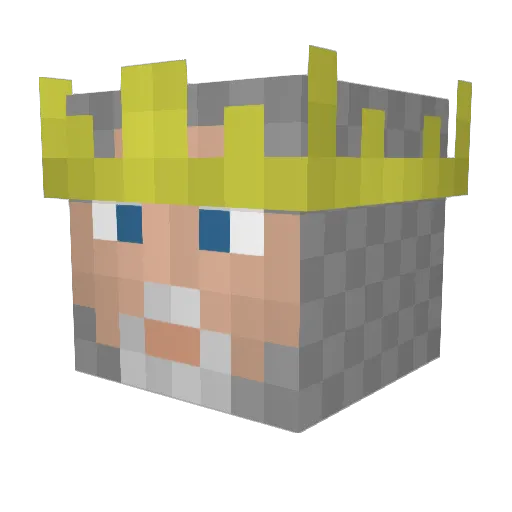JayTuut Minecraft avatar head, 3D render