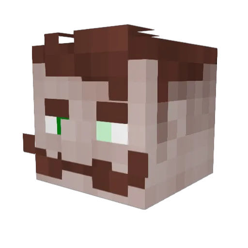 JayZen3704 Minecraft avatar head, 3D render