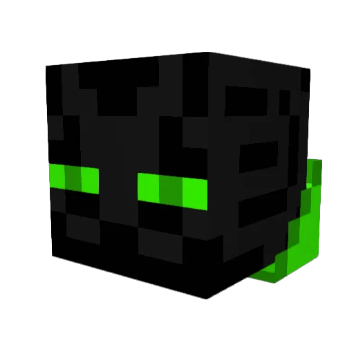 JayZero_ Minecraft avatar head, 3D render