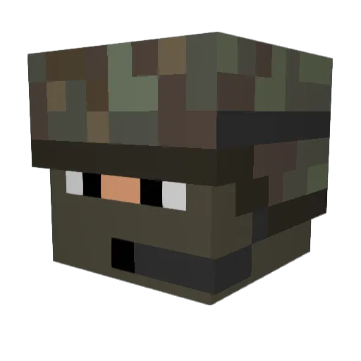 Jay_Gats Minecraft avatar head, 3D render