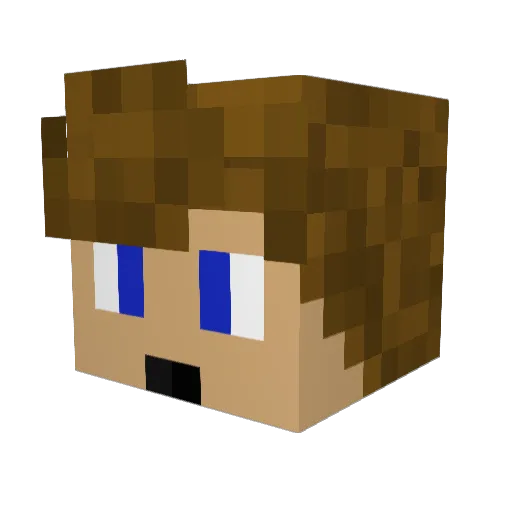 Jay_Leg_a_less Minecraft avatar head, 3D render