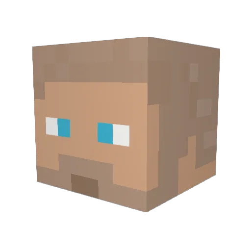 Jay_Lo Minecraft avatar head, 3D render