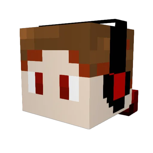 Jay_S Minecraft avatar head, 3D render