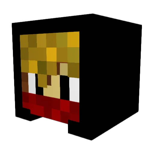 Jay_TAK Minecraft avatar head, 3D render