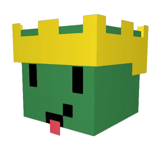 Jay_The_noob Minecraft avatar head, 3D render