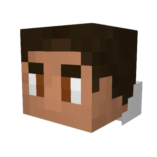 Jay__J Minecraft avatar head, 3D render