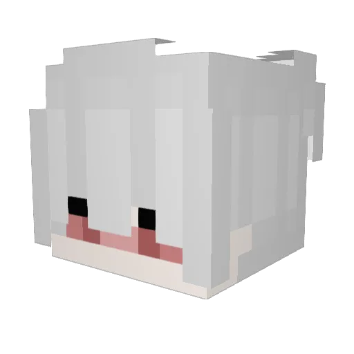 Jay_img Minecraft avatar head, 3D render