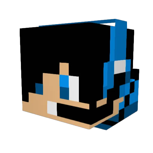 Jay_ke Minecraft avatar head, 3D render
