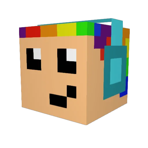 Jay_the_Gay Minecraft avatar head, 3D render