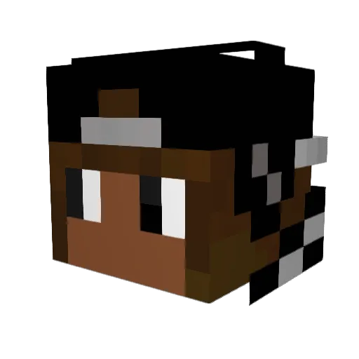 Jaybest6 Minecraft avatar head, 3D render