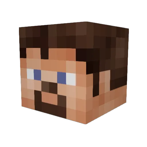 Jaybird235 Minecraft avatar head, 3D render