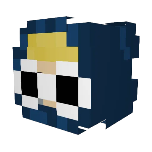 Jayboss911 Minecraft avatar head, 3D render