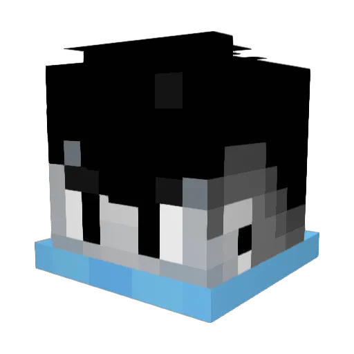 JaybotMechaniac Minecraft avatar head, 3D render